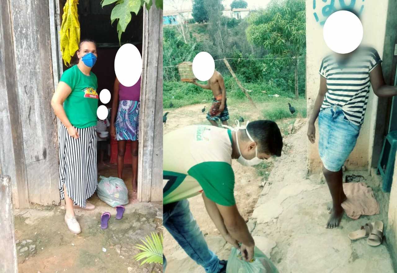 Camacã: Secretaria de Assistência Social doa cestas básicas para amenizar o enfrentamento do coronavírus